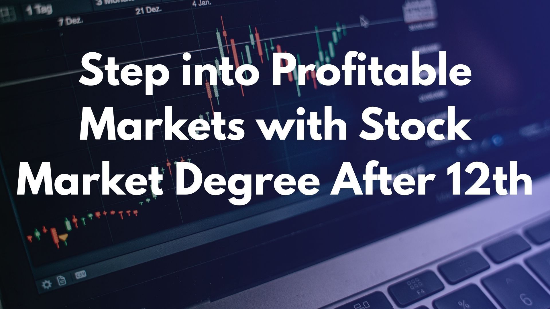 Step into Profitable Markets with Stock Market Degree After 12th