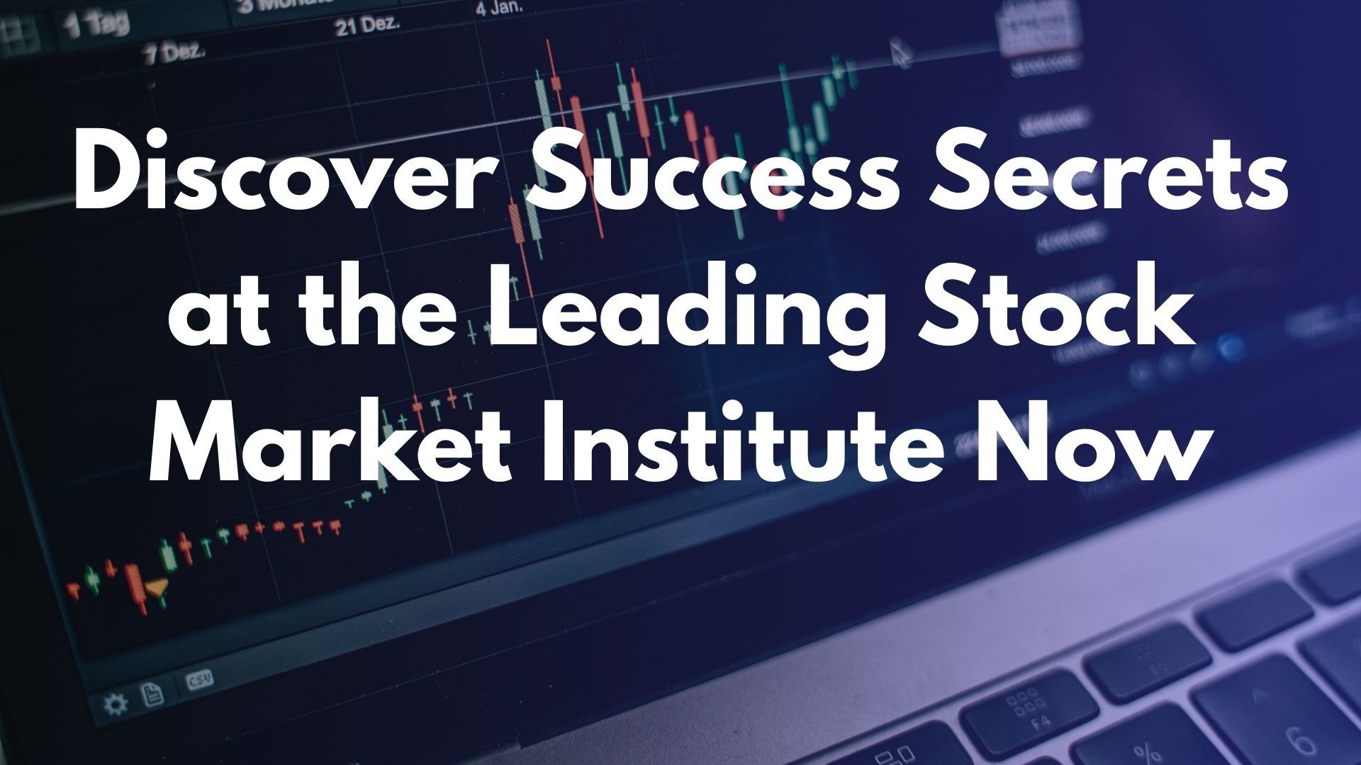 Discover Success Secrets at the Leading Stock Market Institute Now