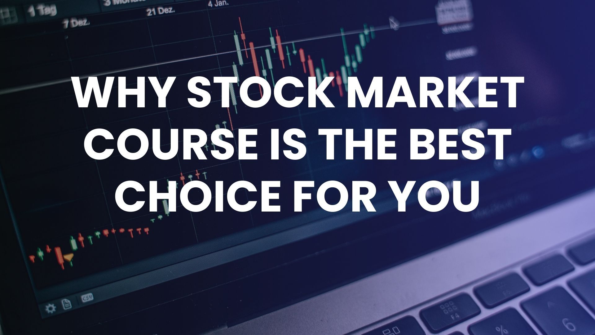 Why Stock Market Course Is the Best Choice for You
