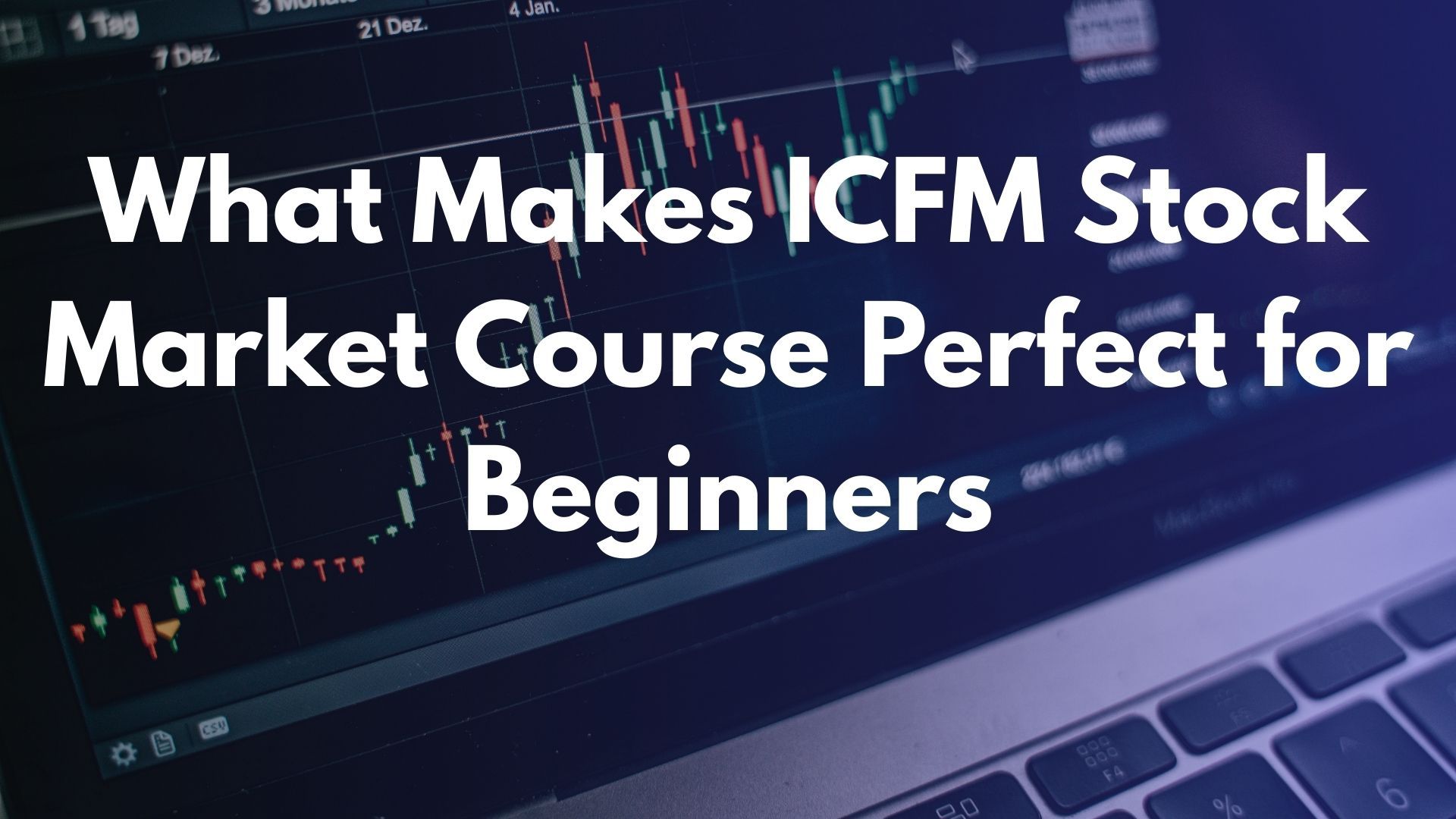 What Makes ICFM Stock Market Course Perfect for Beginners